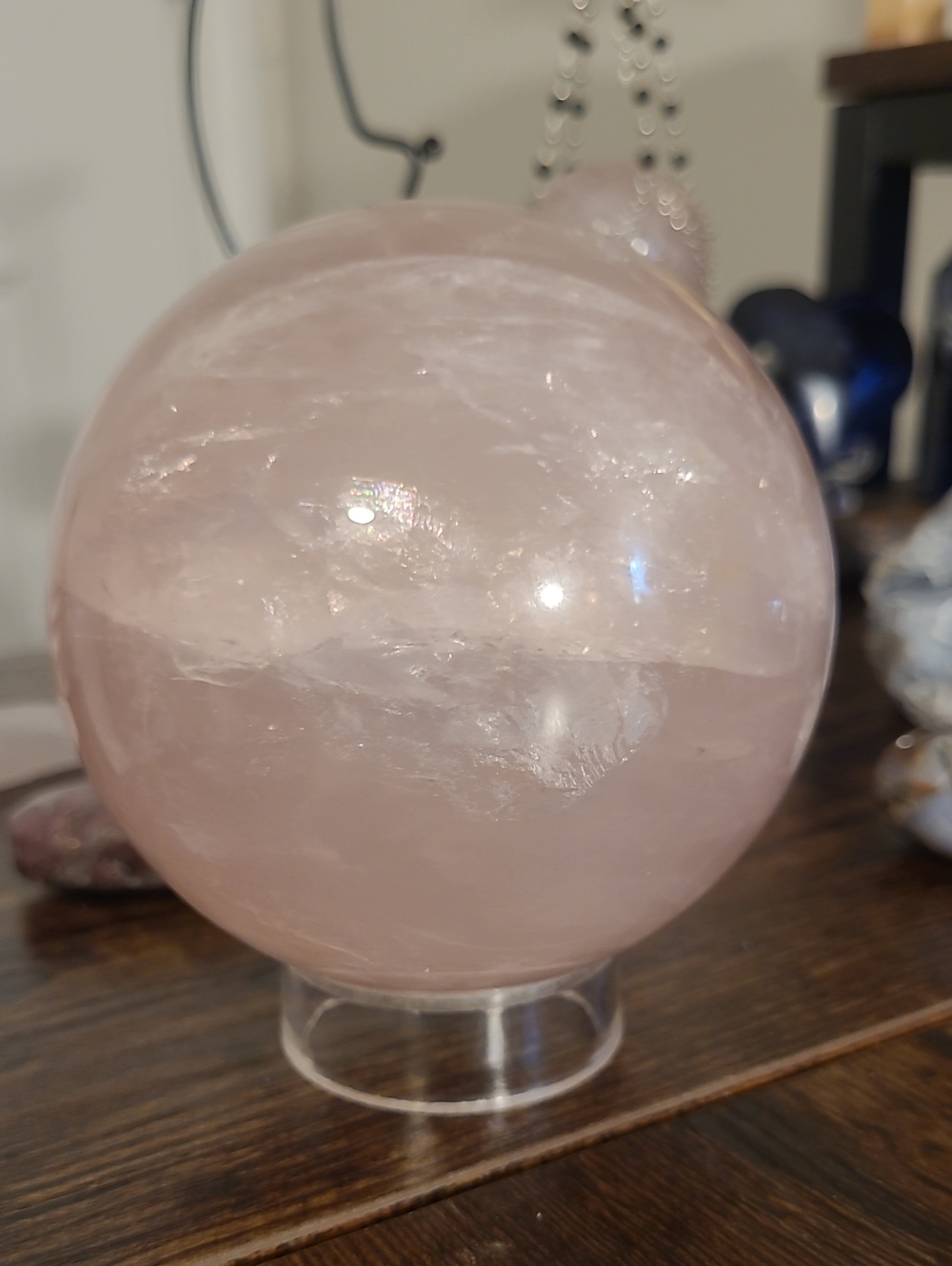 Rose Quartz Crystal Sphere